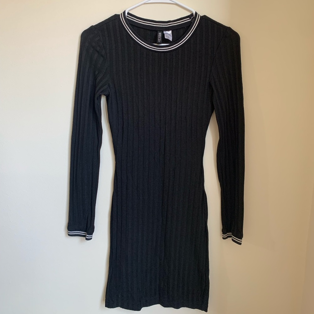 H&M Black Mini Dress